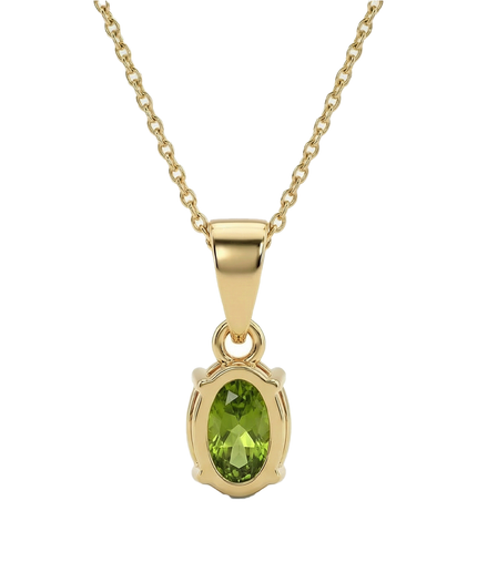 Petit Comité Vintage Ketting Geboortesteen Augustus Peridoot