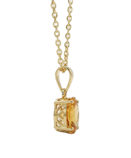 Petit Comité Vintage Ketting Geboortesteen November Citrien